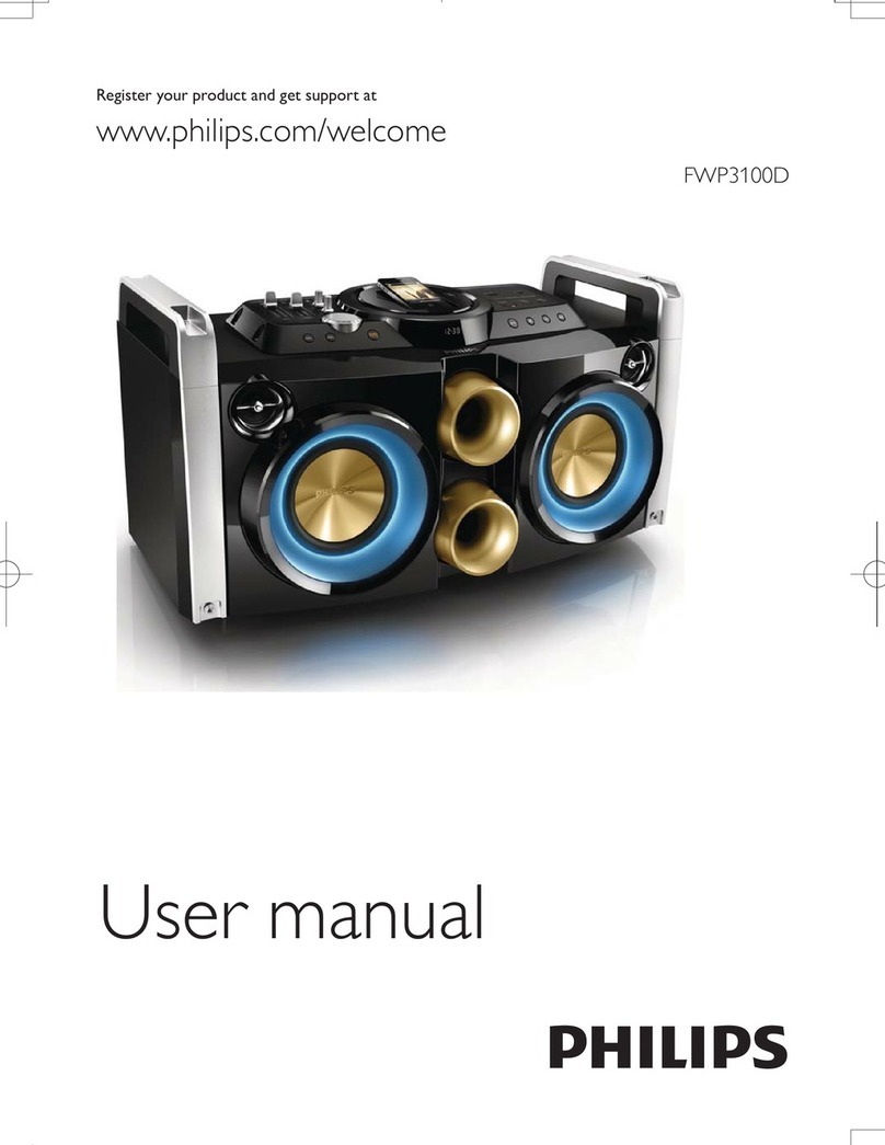 Philips FWP3100D/05 User manual