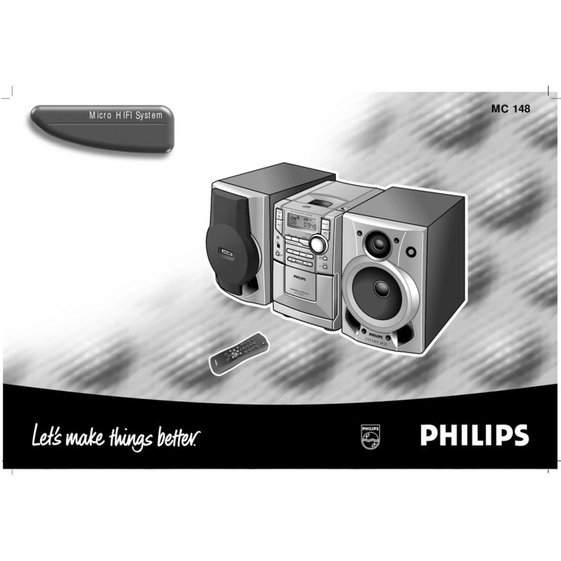Philips MC148/22 user manual