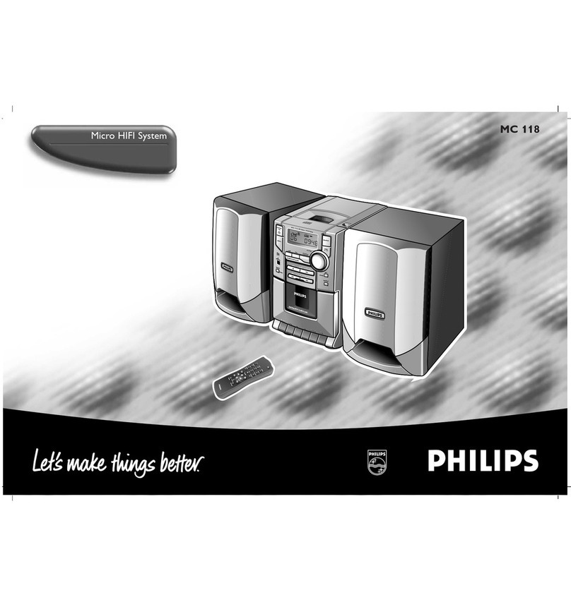 Philips MC118C3799 user manual