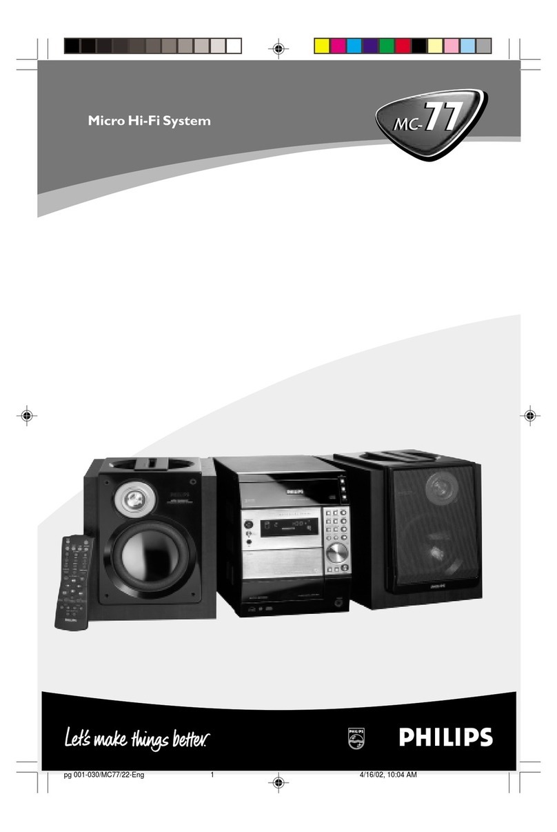 Philips MC-77/33 user manual