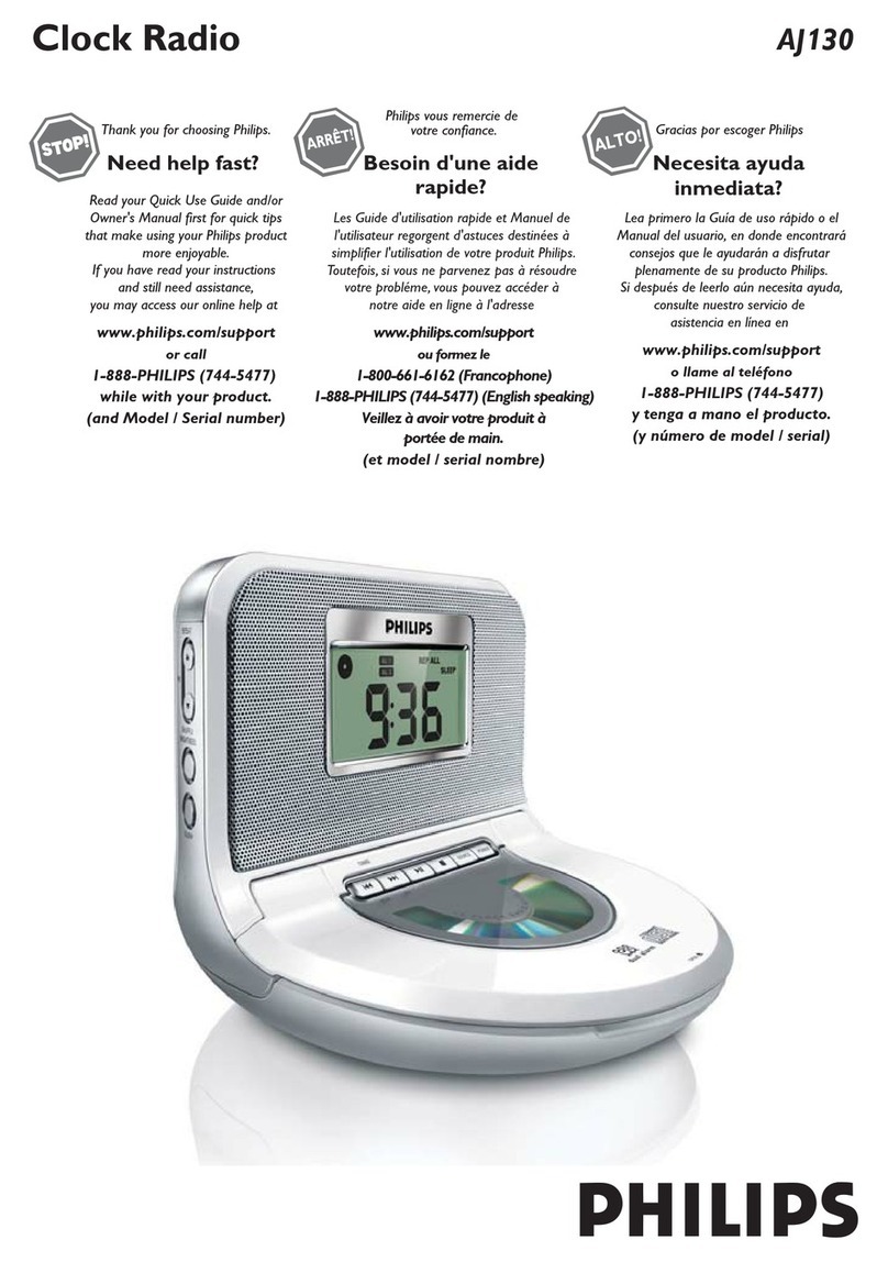 Philips AJ130/37 User manual
