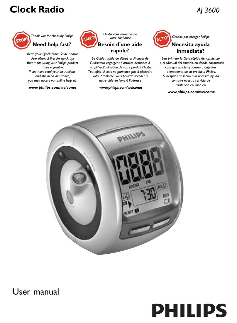 Philips AJ3600/37 User manual