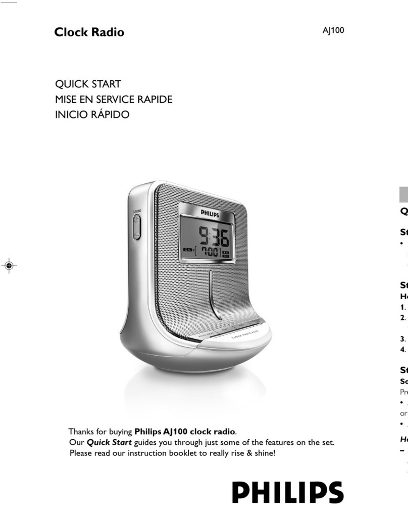 Philips AJ100/37B quick start