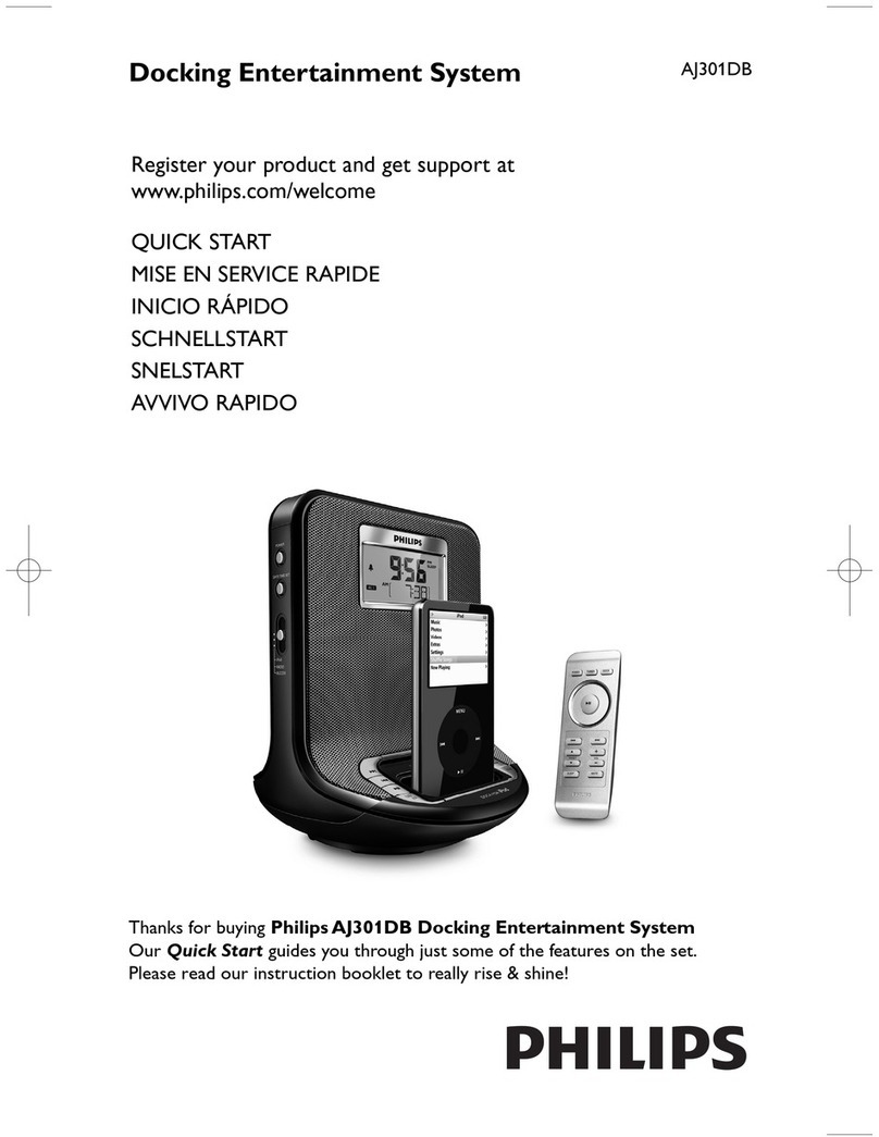 Philips AJ301DB User manual