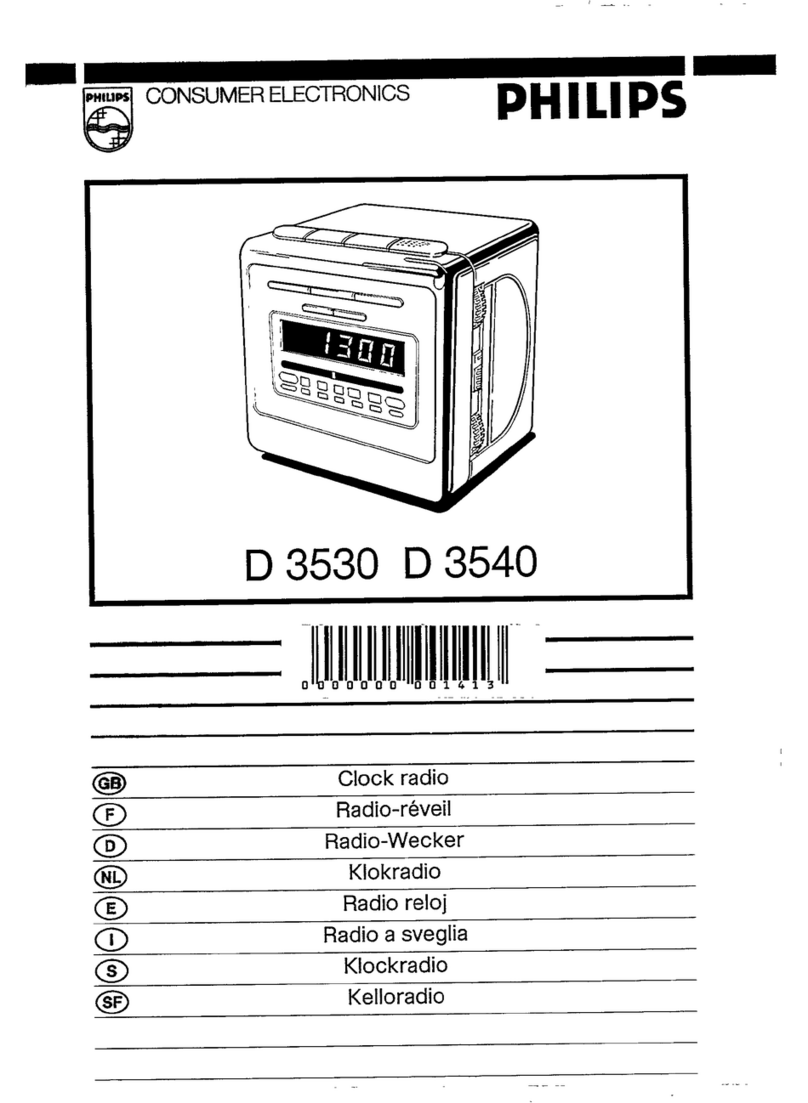 Philips D3530 User manual Philips D3530 User manual