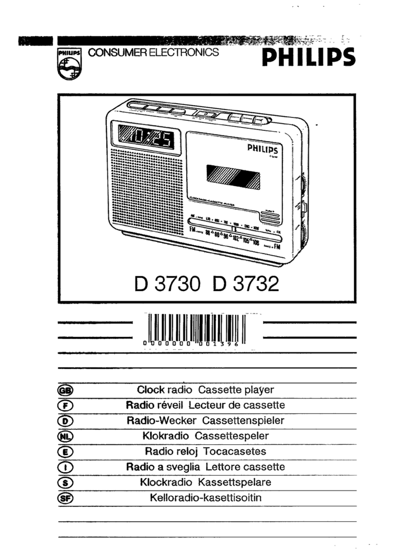 Philips D3730 user manual
