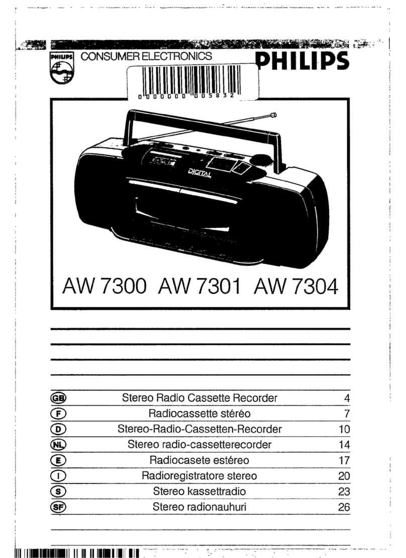 Philips AW7304 user manual