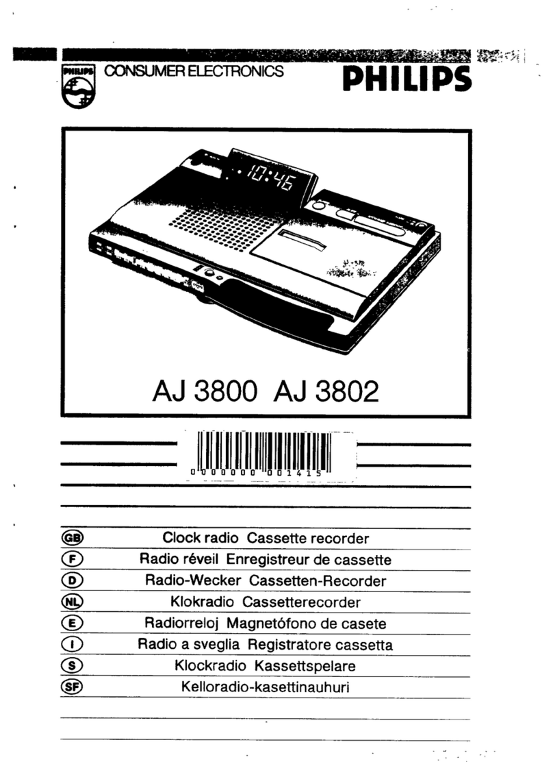 Philips AJ3800 User manual