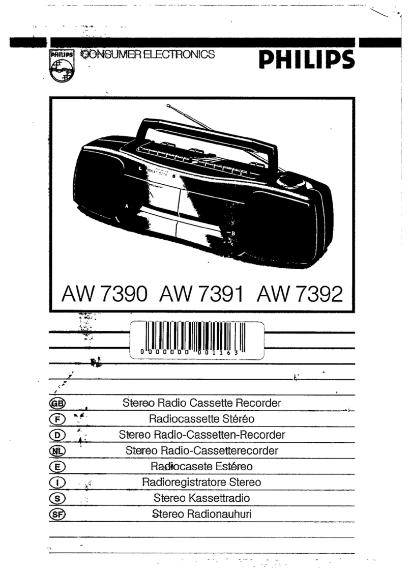 Philips AW7391 User manual