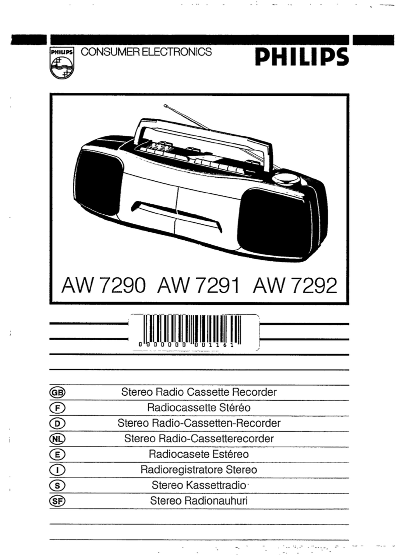 Philips AW7292 user manual