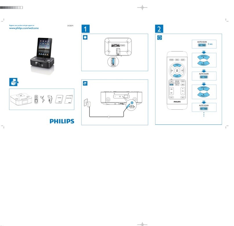 Philips DCB291/12 quick start guide