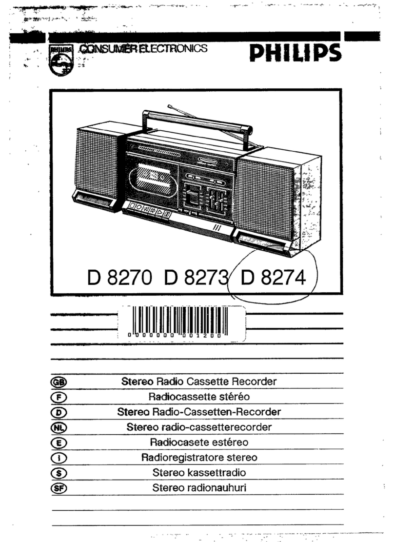 Philips D8274 user manual