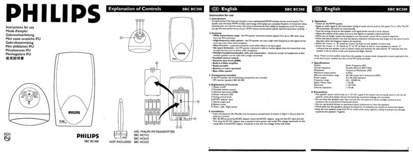 Philips SBCBC300/05 Instructions for use
