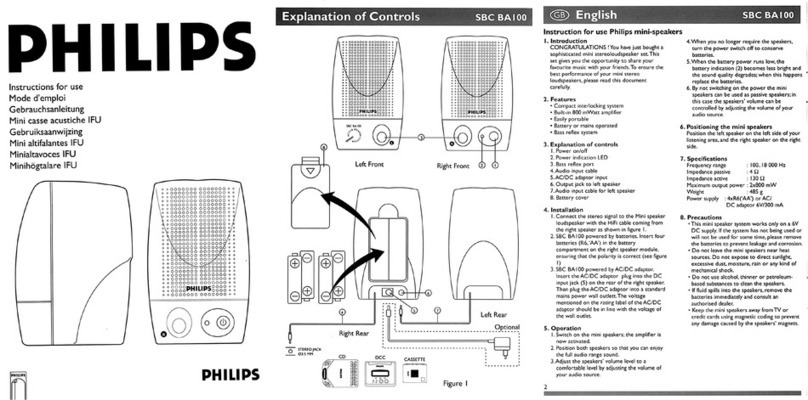 Philips SBCBA100/00 Instructions for use Philips SBCBA100/00 Instructions for use