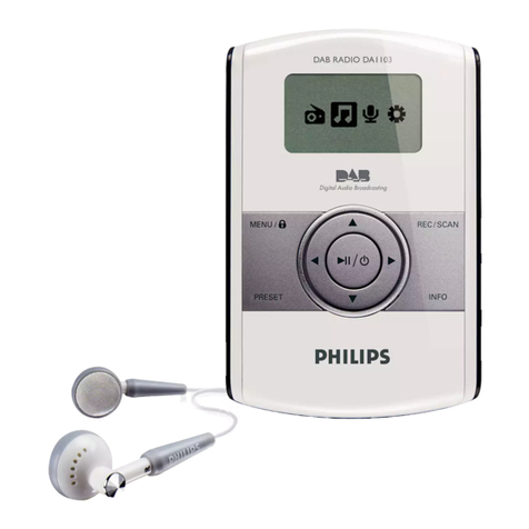 Philips DA1103/05 user manual