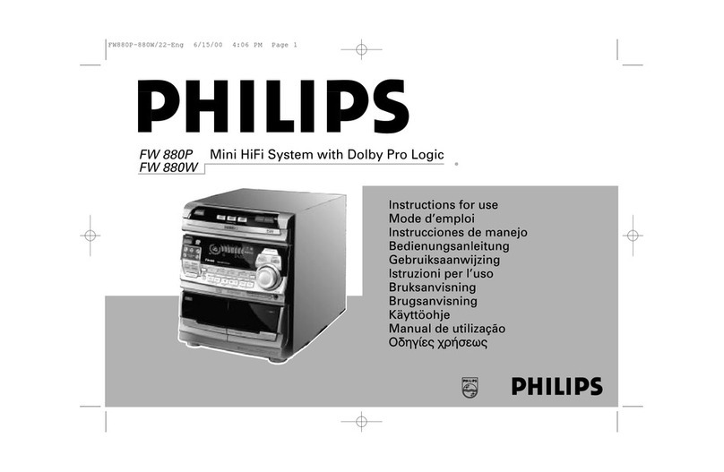 Philips FW880PP/22 Instructions for use
