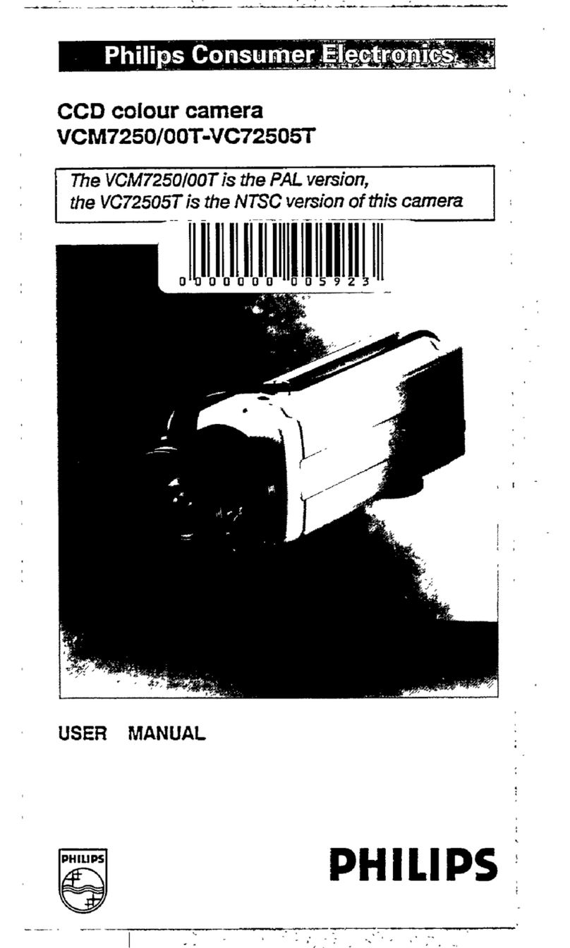Philips VCM7250/00T user manual
