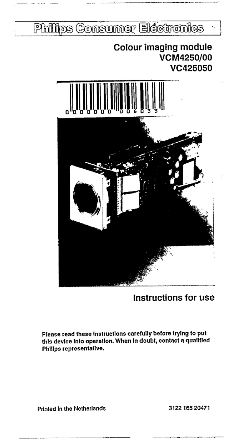 Philips VCM4250/00 User manual