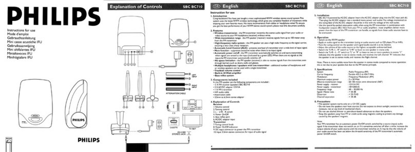 Philips SBCBC710/00 Instructions for use