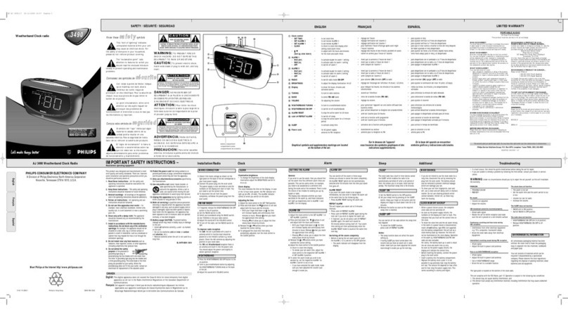 Philips AJ34901798 User manual