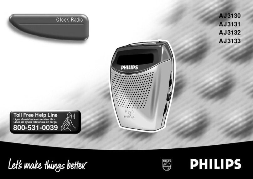 Philips AJ3133/17 user manual