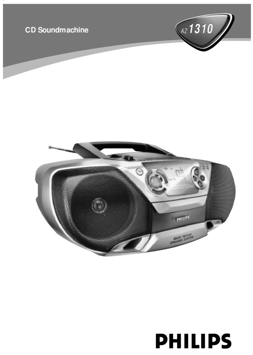 Philips AZ1310 User manual