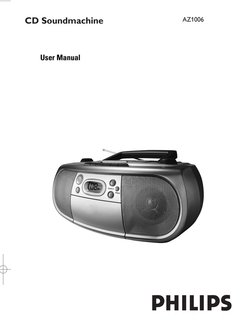 Philips AZ1006/10 user manual