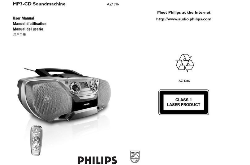 Philips AZ1316/10 User manual