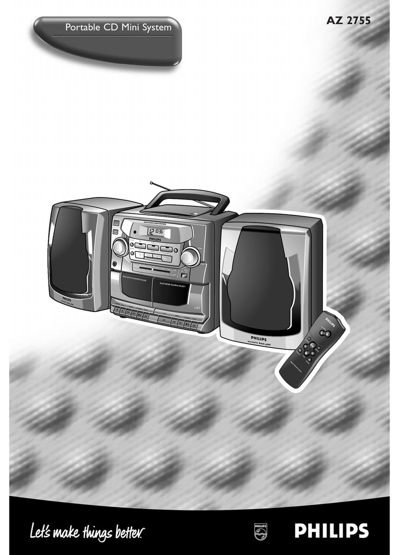 Philips AZ2755/16 user manual