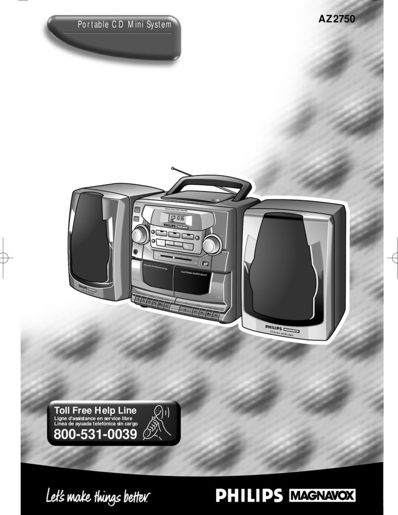 Philips/Magnavox AZ2750/07 user manual