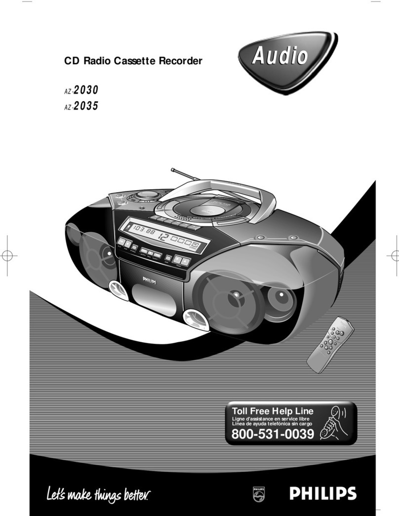 Philips AZ2035/17 user manual