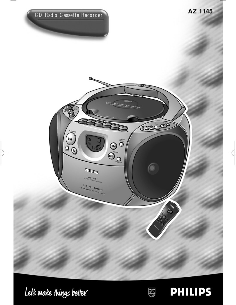 Philips AZ1145/00 user manual