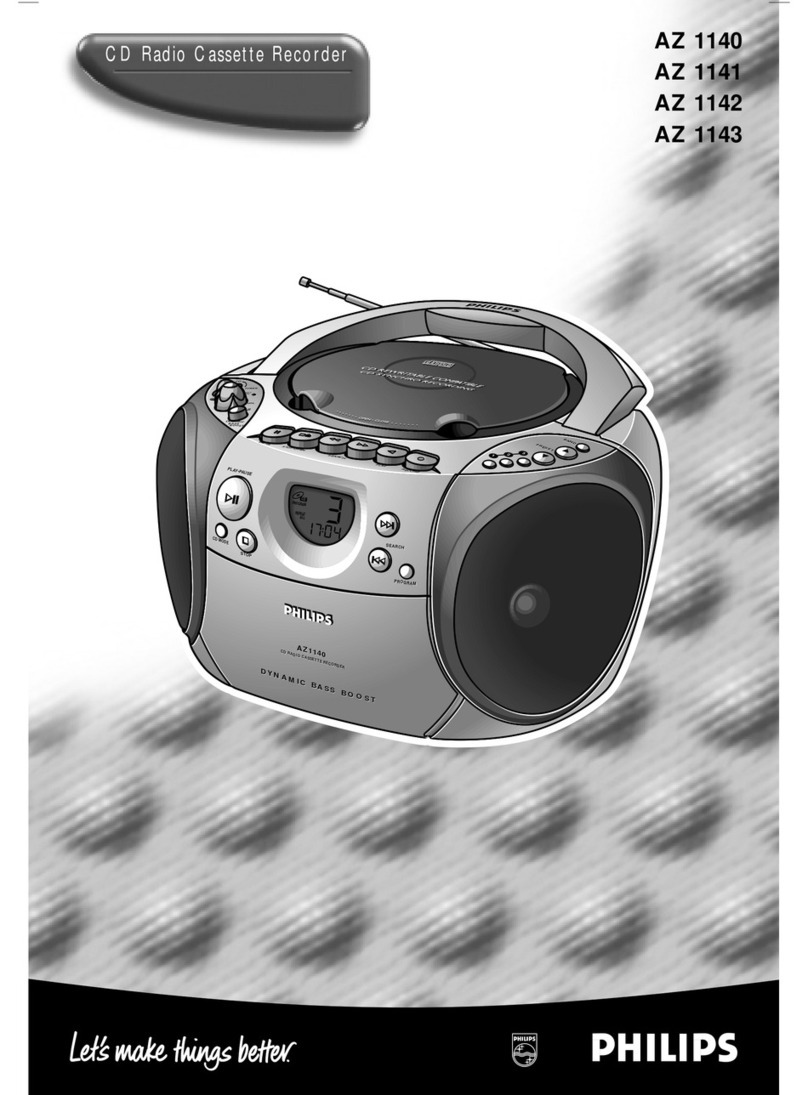 Philips AZ1140/11 User manual Philips AZ1140/11 User manual