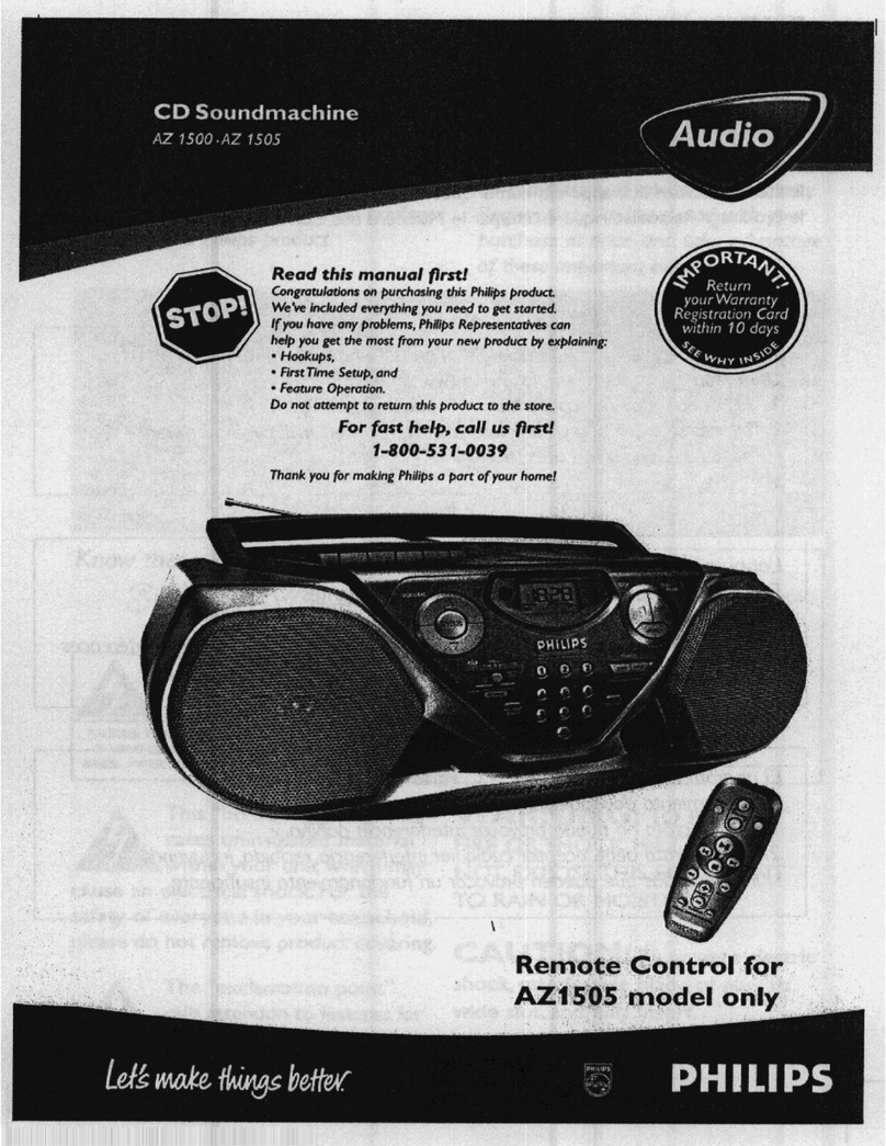 Philips AZ150517 user manual