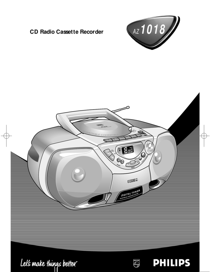 Philips AZ1018/01 User manual