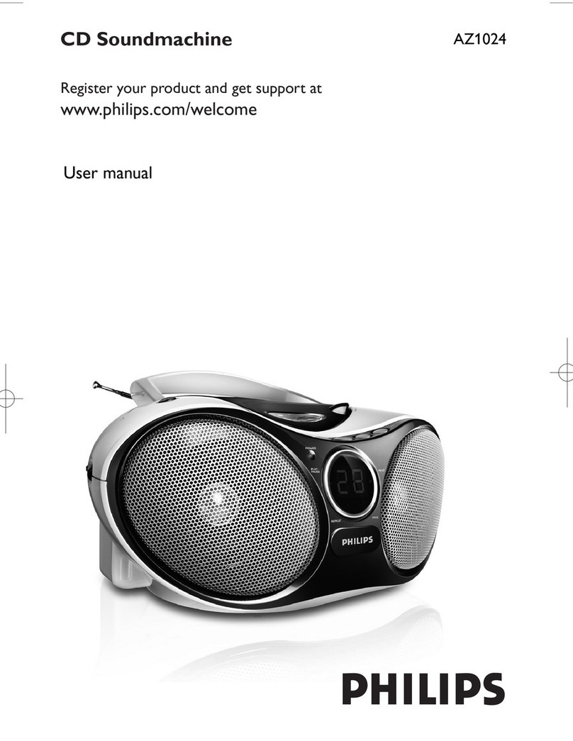 Philips AZ1024/12 user manual