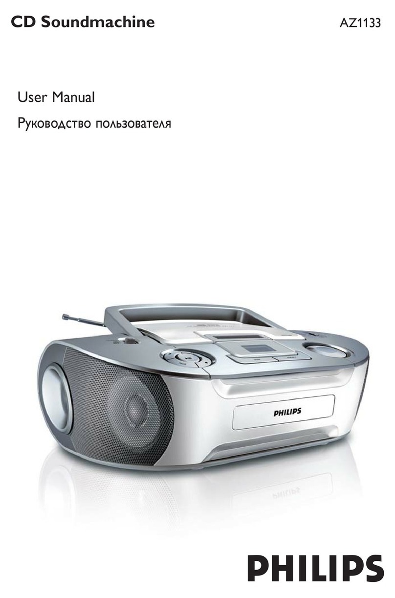 Philips AZ1133/58 user manual