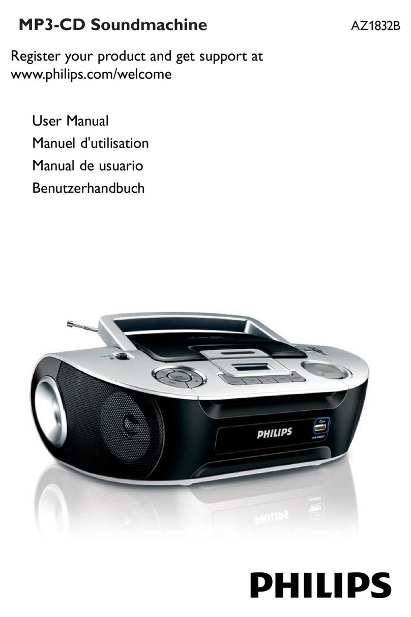 Philips AZ1832B/12 User manual
