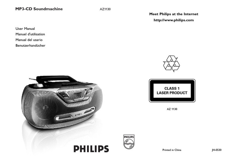 Philips AZ1130/12 User manual