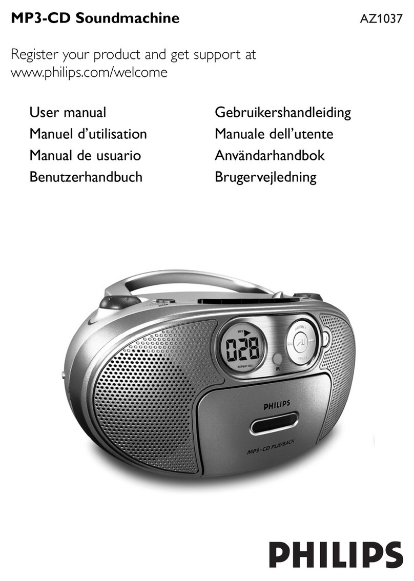 Philips AZ1037/12 User manual