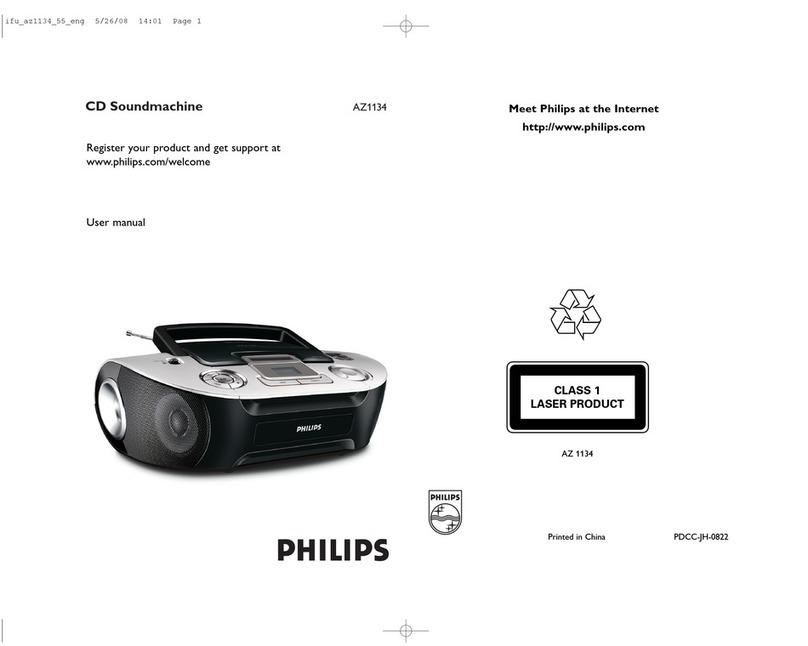 Philips AZ1134/55 User manual