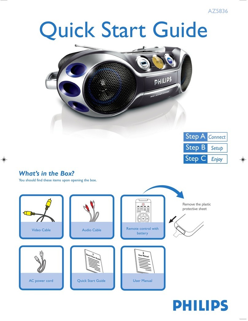 Philips AZ5836/58 User manual