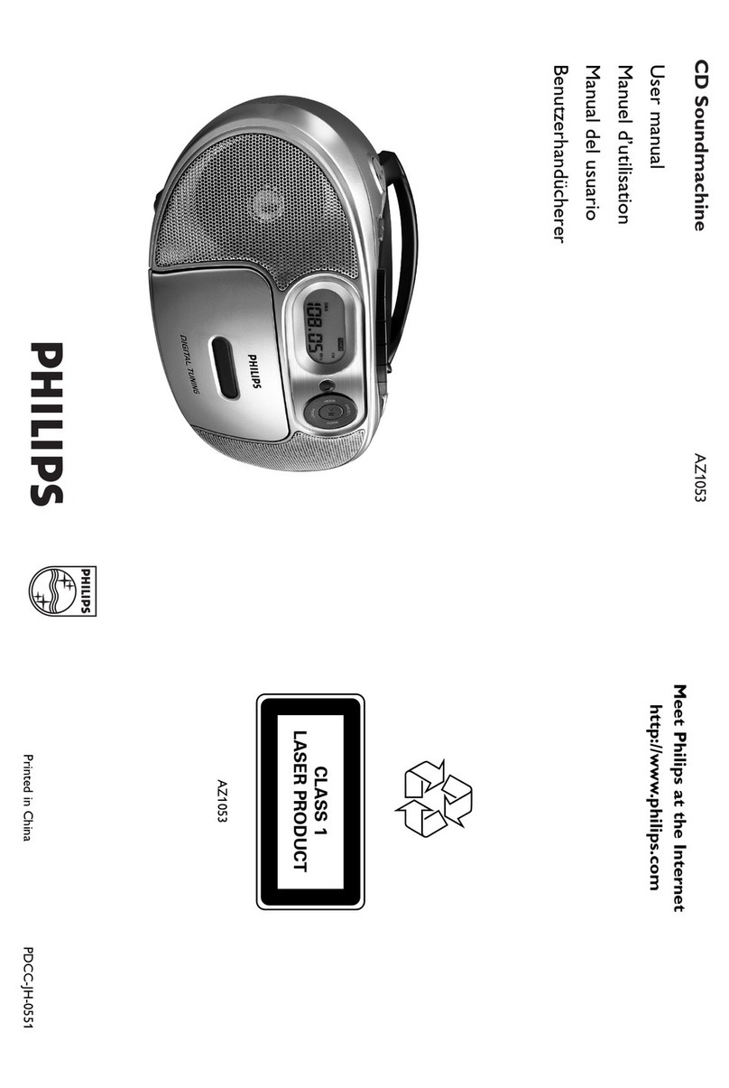 Philips AZ1053/12 User manual