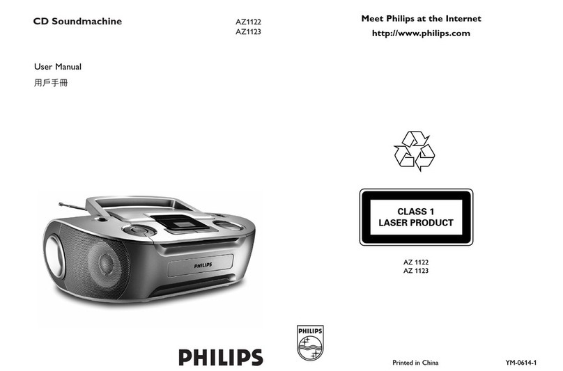 Philips AZ1123/96 User manual