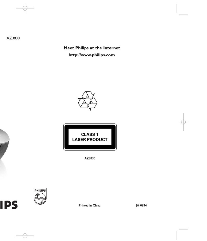 Philips AZ3830/12 User manual