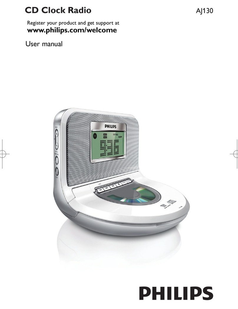 Philips AJ130/12 User manual Philips AJ130/12 User manual