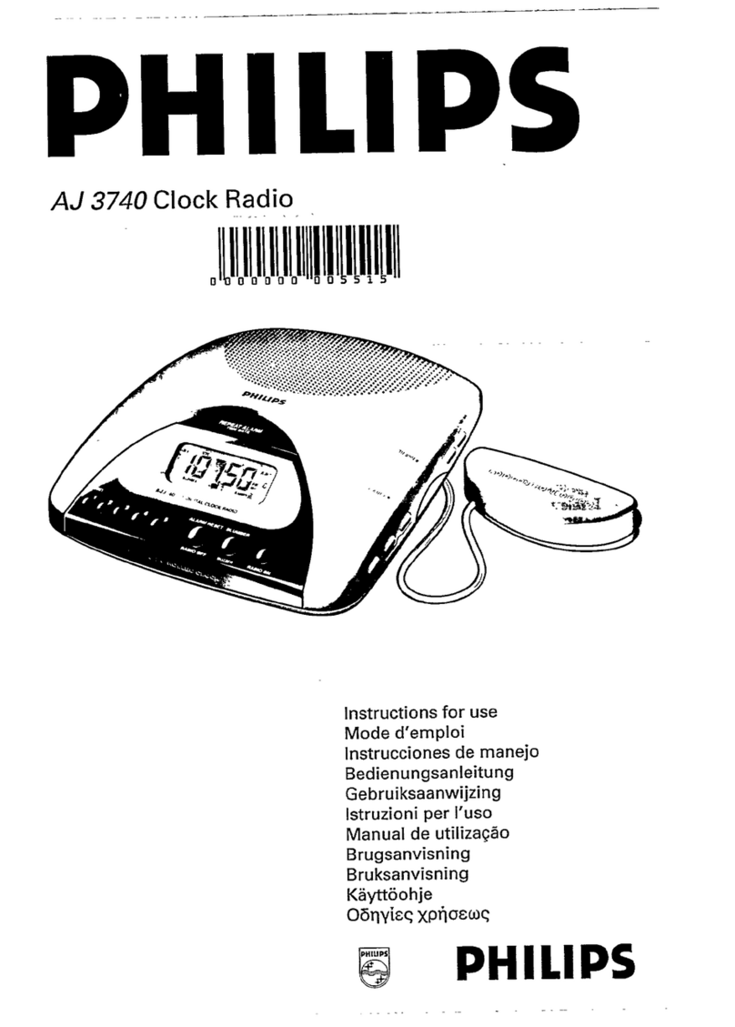 Philips AJ3740/00S User manual