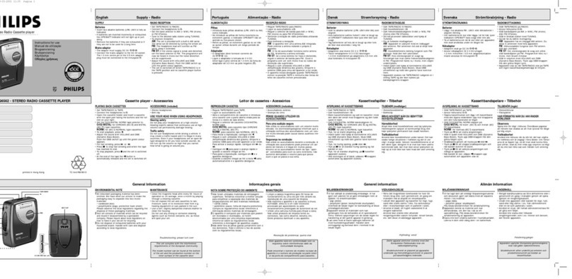 Philips AQ6562/00 Instructions for use