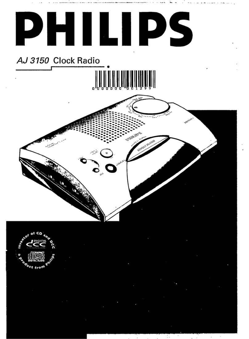 Philips AJ3150/05W user manual