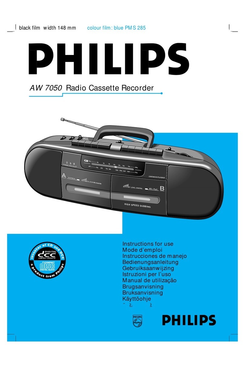 Philips AW7050/05 User manual Philips AW7050/05 User manual